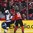 MONTREAL, CANADA - JANUARY 5: Canada's Taylor Raddysh #16 bodychecks USA's Jack Ahcan #3 during gold medal game action at the 2017 IIHF World Junior Championship. (Photo by Matt Zambonin/HHOF-IIHF Images)

